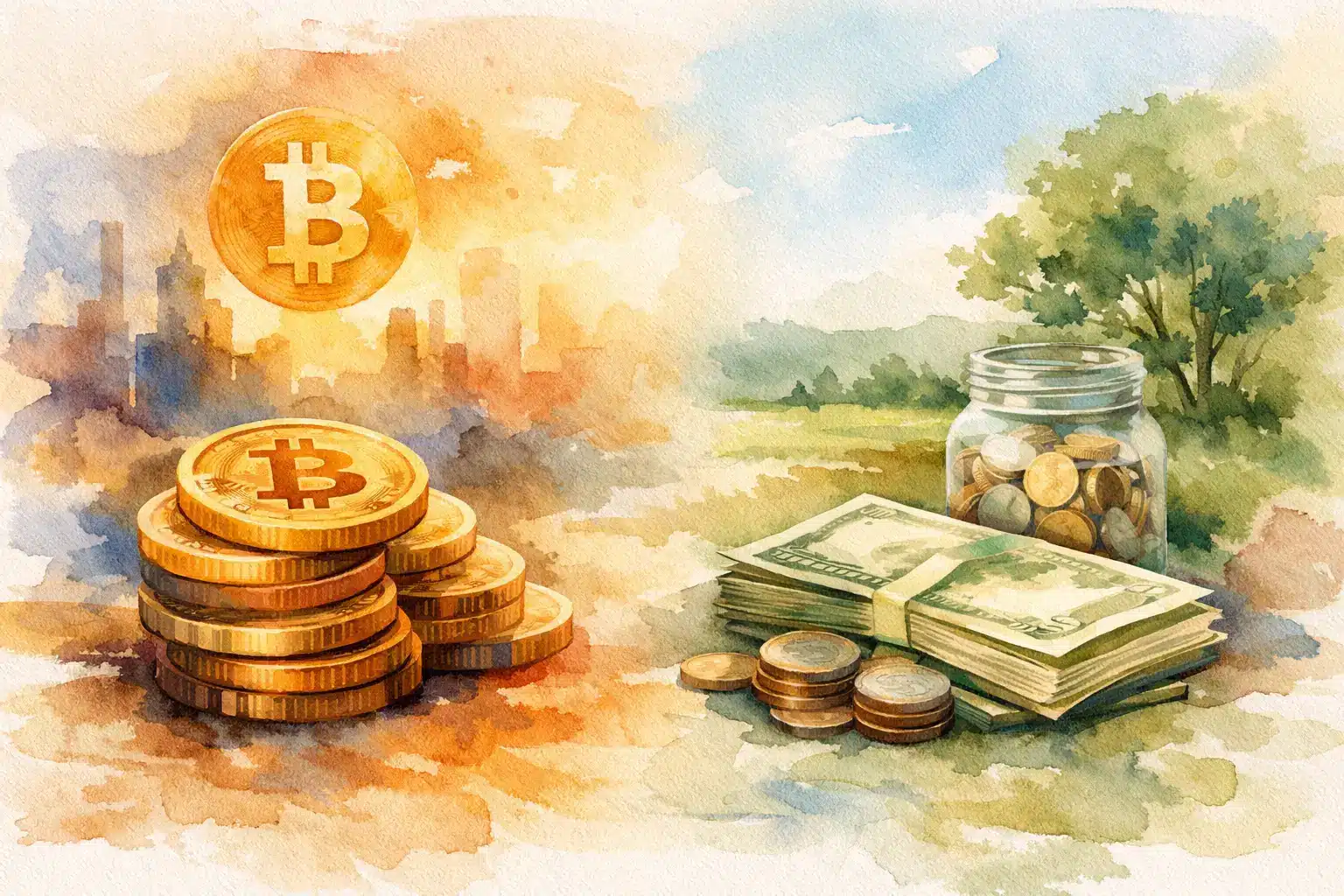 Bitcoin or Cash Savings for Over-45s?